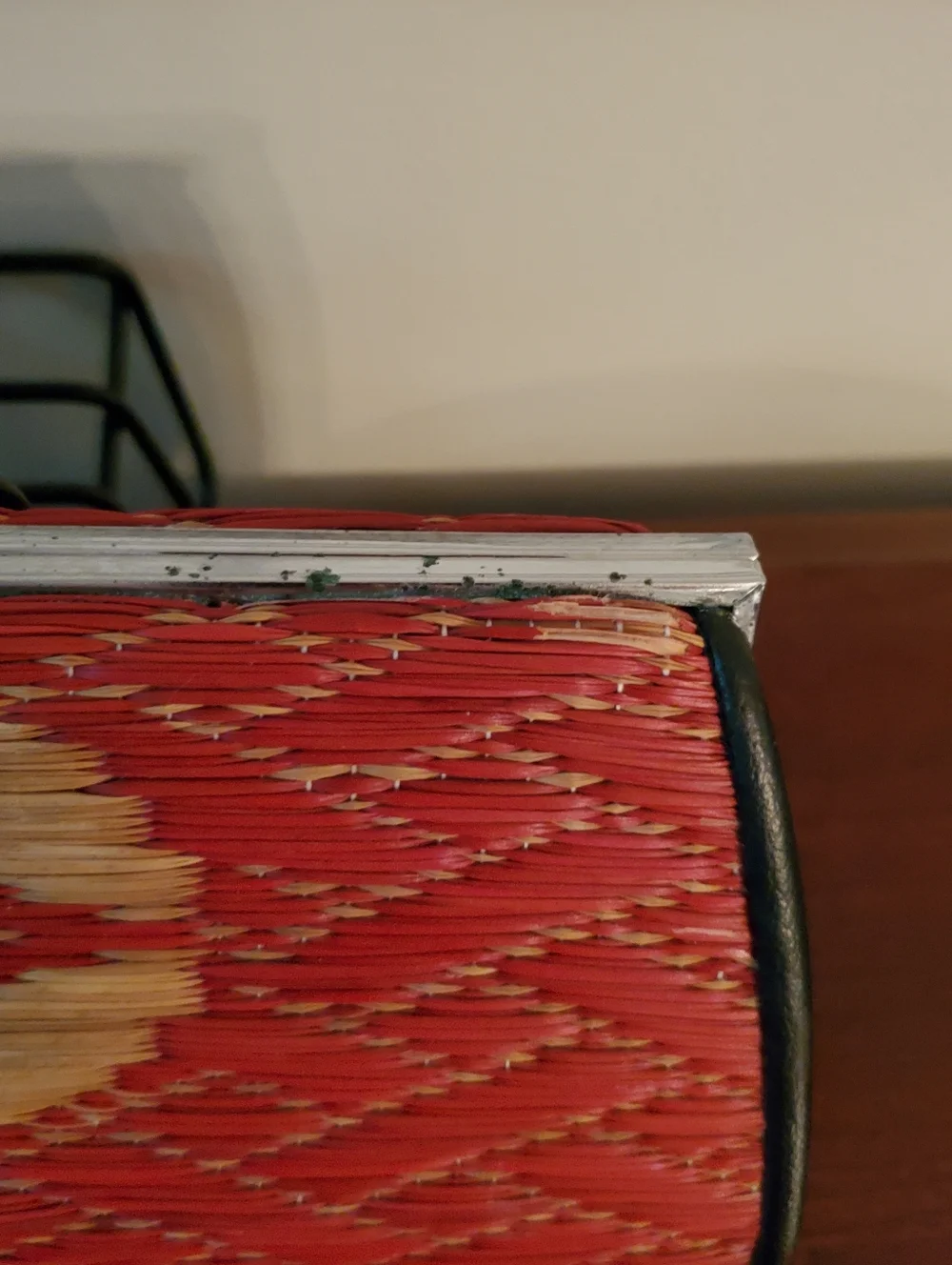 Vintage Japanese Igusa (Woven Grass) Kimono Clutch